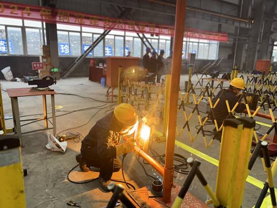 公司舉辦電焊工、電工技術(shù)比武