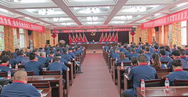公司召開“違規(guī)決策、違規(guī)投資、違規(guī)擔(dān)保、違規(guī)招投標(biāo)”專項整治動員大會